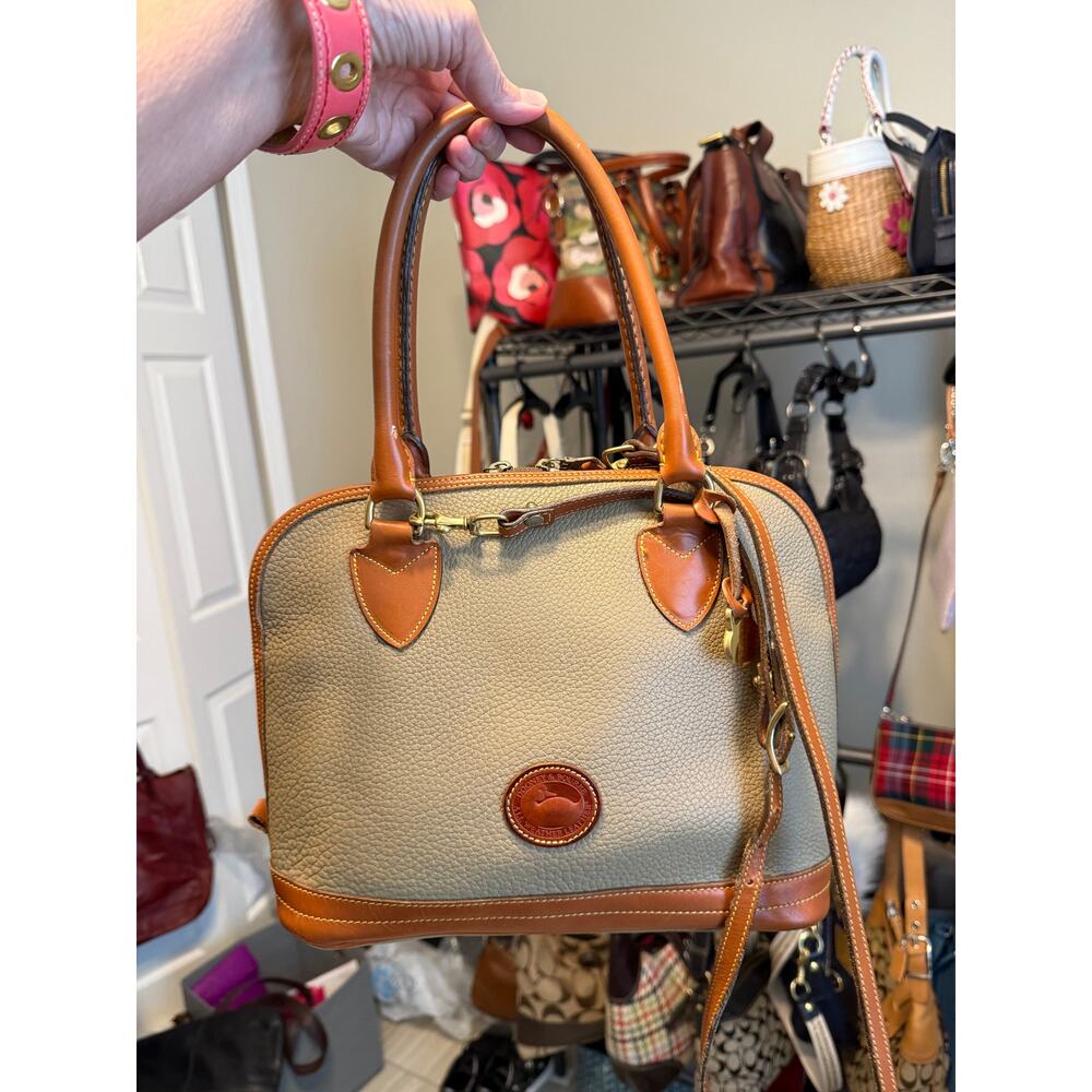 DOONEY & Bourke All Weather Leather Norfolk Case Shoulder Bag /Satchel